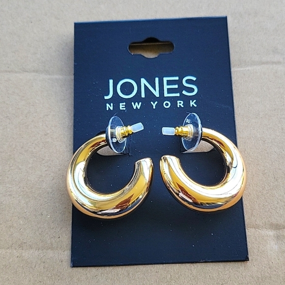 Jones New York Chunky Hoop Earrings - Picture 1 of 3